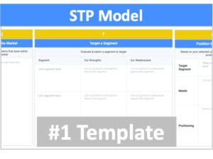 Segmentation Targeting and Positioning (STP) Model Template – Marketing ...