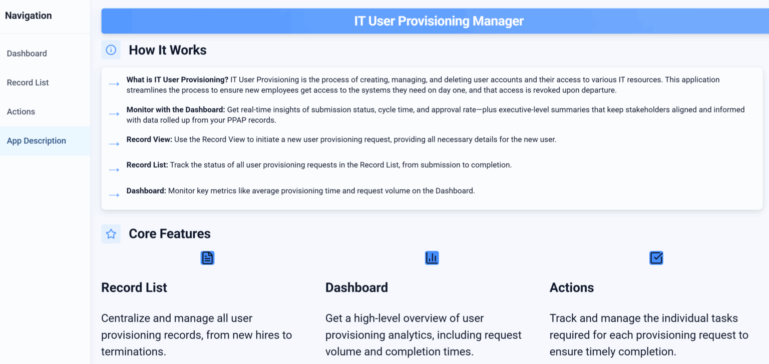 AI Powered User Provisioning Manager Software
