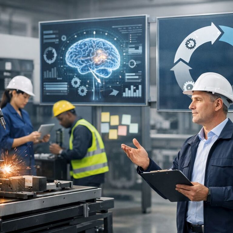 Manufacturing Change Management for AI Kaizen Success